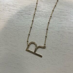Gold Initial Necklace